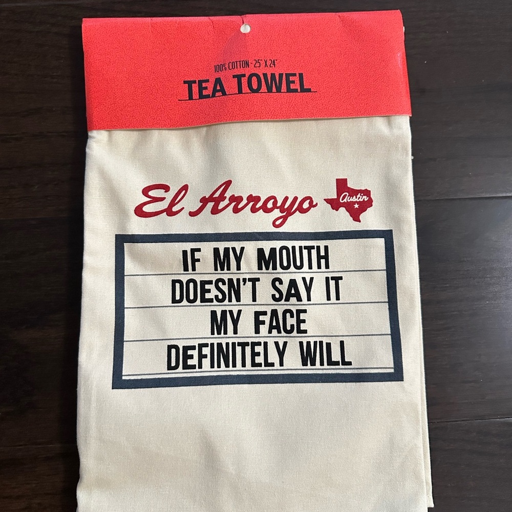 El Arroyo tea towel